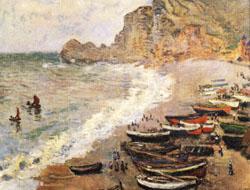 Claude Monet Etretat Sweden oil painting art